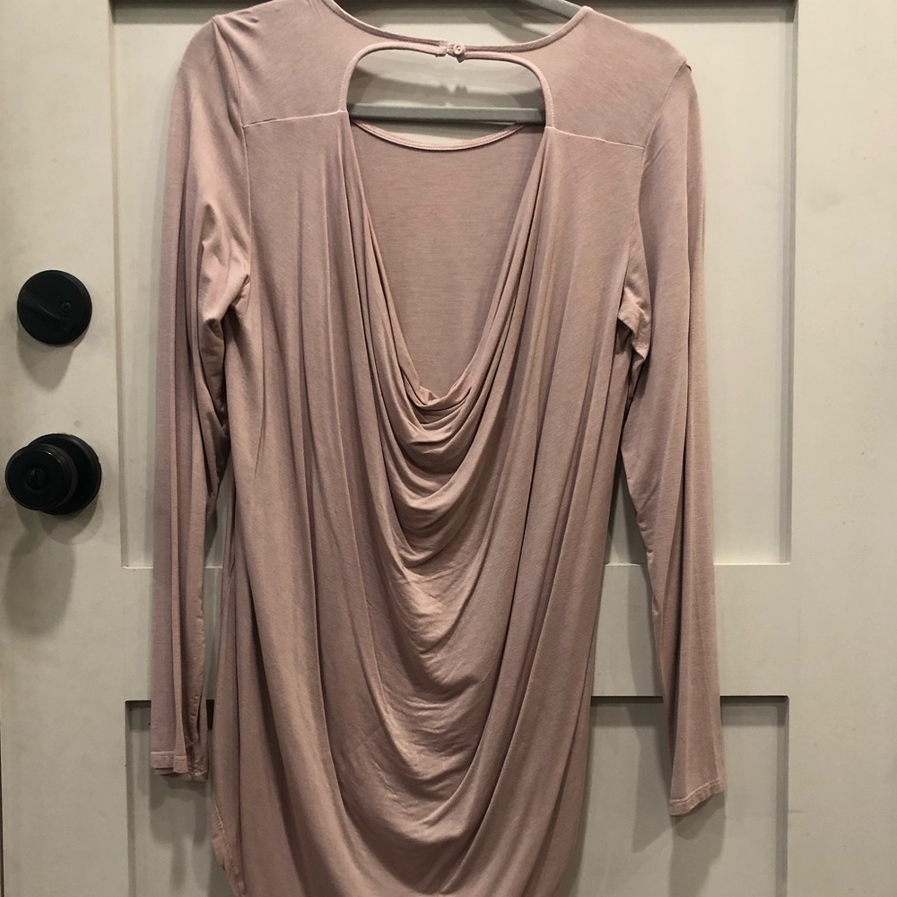 Michael Stars blush long sleeve shirt OS